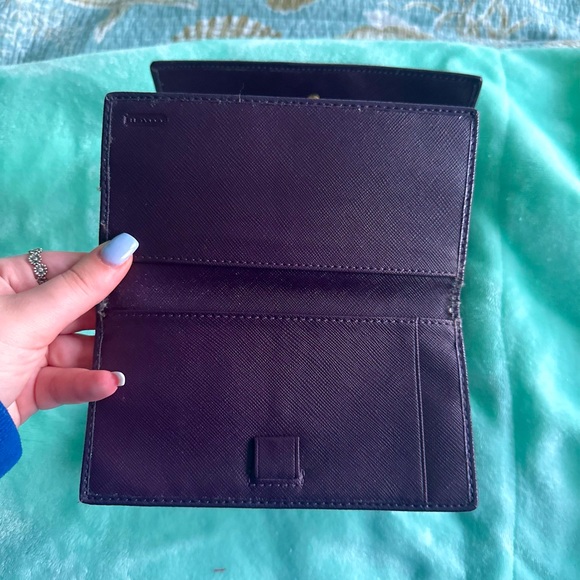 Coach Tri-fold Wallet with Removable Checkbook Cover - Picture 10 of 10